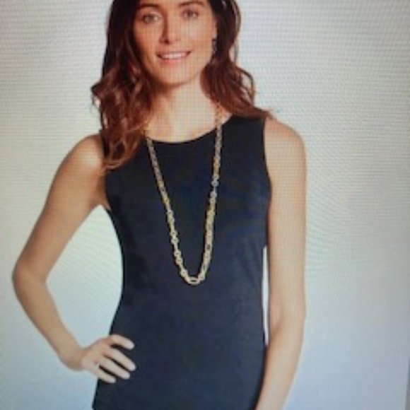 NWOT - Chico’s Travelers Classic India Ink Convertible Tank Top - Sz 0 - Picture 5 of 11